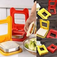 Sandwich Cutter Sealer Square Cookie Bread Pancake Maker Sandwich Press Decruster Toast Bread Mold for Home Kitchen Restaurant Nonstick Tool Lightinthebox - thumbnail
