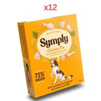 Symply Chicken Pie Adult Wet Dog Food 395g Pack of 12