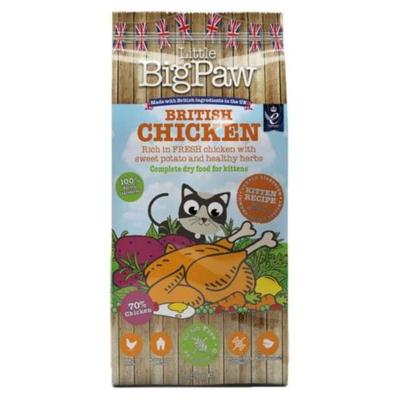 Little Big Paw British Chicken For Kitten - 1.5Kg Little Big Paw British Chicken For Kitten - 1.5Kg