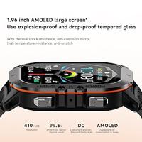 C26 Smart Watch 1.96 inch Smartwatch Fitness Running Watch Bluetooth Pedometer Call Reminder Activity Tracker Compatible with Android iOS Women Men Long Standby Hands-Free Calls Waterproof IP 67 46mm Lightinthebox