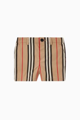 Icon Stripe Cotton Chino Shorts