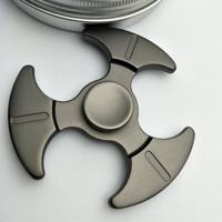 Zinc Tri Rotating Fidget Hand Spinner ADHD Austim Fingertips Fingers Gyro Reduce Stress Toys Gift