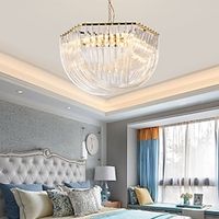 Led Chandelier Light,Luxury Round Crystal Chandelier, Unique Design Suitable For Living Room, Bedroom And Dining Room,Warm WhiteWhiteCold White,30/50cm 110-120V 220-240V Lightinthebox