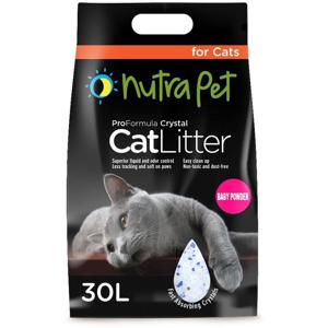 NutraPet Cat Litter Silica Gel 30L Baby Powder Scent