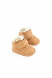 Toddlers Cuna Toffee Microfiber Shoes  Medium Brown