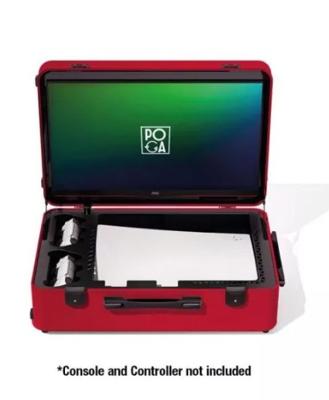 IndiGaming POGA Lux 24-Inch Portable Gaming Monitor Red for PlayStation 5