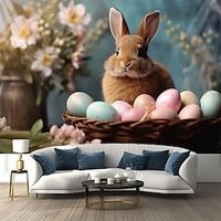 Happy Easter Hanging Tapestry Wall Art Large Tapestry Mural Decor Photograph Backdrop Blanket Curtain Home Bedroom Living Room Decoration Lightinthebox - thumbnail