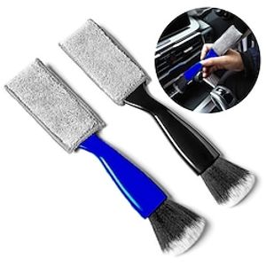 Car Cleaning Tools Air Conditioning Air Outlet Cleaning Dust Removal Soft Brush Multifunctional Auto Interior Cleaning Tool 1Pc Lightinthebox