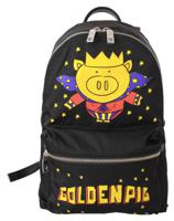 Dolce Gabbana Golden Pig Motif Luxe Backpack (VAS9479)