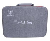 Dead Skull Hardshell PlayStation 5 PS5 Carrying Case, Grey