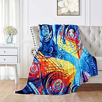 Bed Blankets  Sofa Throw  Multifunctional Blankets, Galaxy  Animal Flannel Toison Warmer Comfy Super Soft Blankets Lightinthebox - thumbnail
