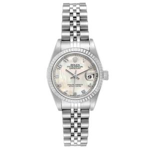 Datejust Steel White Gold Mother Of Pearl Ladies Watch 79174