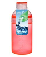 Sistema 480ml Trio Water Bottle Orange - thumbnail