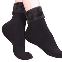 Single and double pack thick seamless warm floor socks