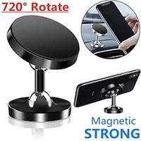 Double Side Strong Magnetic Phone Holder Stand Magnet 720° Rotation Mobile Phone Mount for Car Gym Attach to Metal Surface Lightinthebox - thumbnail