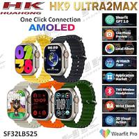 HK9 ULTRA2 MAX Smart Watch 2.12 inch Smartwatch Fitness Running Watch Bluetooth ECGPPG Pedometer Call Reminder Compatible with Android iOS Women Men Long Standby Hands-Free Calls Waterproof IP68 Lightinthebox