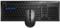 Rapoo 8200m Combo Keyboard And Mouse Multimode Ultra-Slim Black - 19225