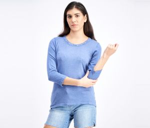 denim blue sweater