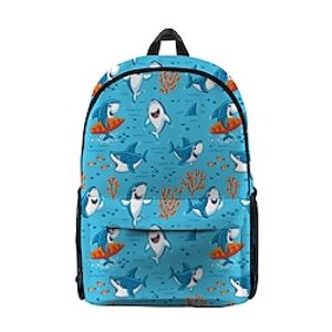 Unisex Commuter Backpack Oxford Cloth Large Capacity Breathable Zipper Tiered School Daily Sky Blue Lightinthebox