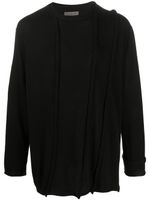 Yohji Yamamoto exposed-seam sweater - Black