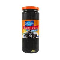 American Garden Black Olives Whole 450gm (717273701816)