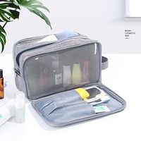 ManWoman TravelDaily Toiletry BagWaterproof Fabric Wash BagStorage of Toiletries ShaverCosmetics Lightinthebox - thumbnail