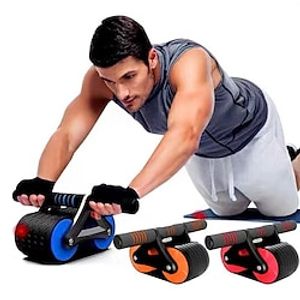 Automatic Rebound Aabdominal Wheel Ab Roller Wheel Exercise Equipment for Men and Women Wheels Roller Domestic Abdominal Exerciser With Kneeling Pad. Lightinthebox