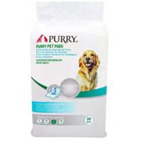 Purry Pet Training Pads Quick Absorbent Leak Proof & 5 Layer With Floor Sticker 60x60Cm-30Pcs - thumbnail