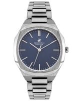 Beverly Hills Polo Club Men's Quartz Movement Watch, Analog Display and Metal Strap - BP3023X.390, Silver