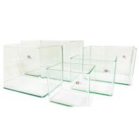 Aqua Viu Curved Glass Tanks - Set Of 5, 4Mm & 5 Mm Glass
