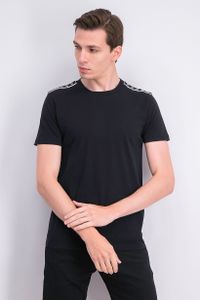 Mens Relaxed Crew Tee  Black
