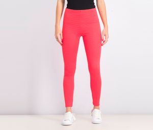 Womens Textured Leggings  Fushia