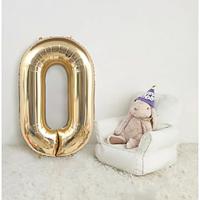 40in Platinum Number Aluminum Foil Balloon for Holiday and Birthday Decorations Lightinthebox - thumbnail