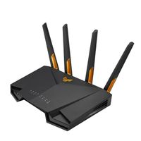 Asus Tuf Gaming AX4200 Dual Band WiFi 6 Extendable Gaming Router, 2.5G Port, Gaming Port, Black