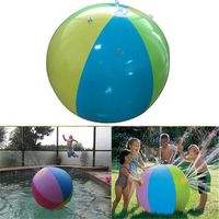 60CM Inflatable Water Spray Ball Children's Pool Summer Outdoor Beach Float Toy Fun