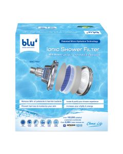 Blu Ionic Shower Filter Wallmount