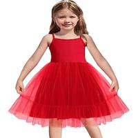 Toddler Tutu Dress Little Girl Ruffled Tulle Cami Dresses Princess Party Sundress for 2-6 Years Lightinthebox