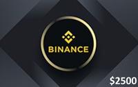 Binance Crypto Gift Card (USDT) $2500 - Email Delivery