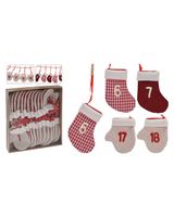 Homesmiths Christmas Advent Calendar Garland Assorted 1 Pack