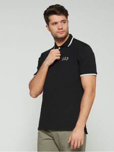 Logo Pique Polo Shirt in Stretch