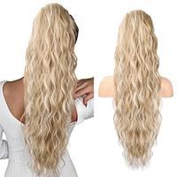 Highlight Drawstring Ponytail Extension Eva Long Thick Wavy Clip in Hair Extensions Ponytail Natural Soft Synthetic Hairpiece for Women Lightinthebox