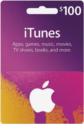 $100 USA Apple iTunes Gift Card (Instant E-mail Delivery)