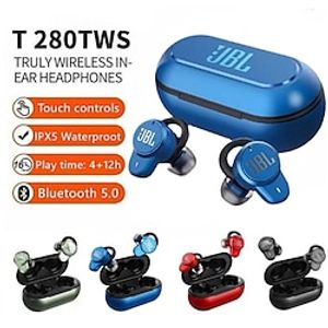 Refurbished T280TWS Pro Bluetooth Earphones Stereo Bass Sound Headset Noise Cancelling Wireless Headphones with MIC Charging Case miniinthebox