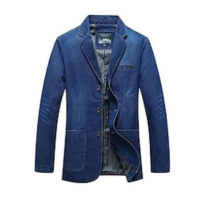 Men's Winter Jacket Winter Coat Jacket Denim Jacket Jean Jacket Thermal Warm Breathable Street Daily Single Breasted Turndown Casual Jacket Outerwear Solid Color Pocket Blue Light Blue Lightinthebox Men's Winter Jacket Winter Coat Jacket Denim Jacket Jean Jacket Thermal Warm Breathable Street Daily Single Breasted Turndown Casual Jacket Outerwear Solid Color Pocket Blue Light Blue Lightinthebox