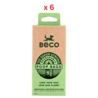 Beco Pets Unscented Poop Bags 120pcs Pack Of 6