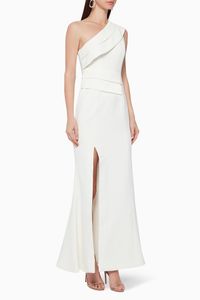 Fragment One-Shoulder Gown