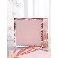 25 pieces/set of disposable napkins in rose gold 1313 inches with 2 floors pink rose Phnom Penh dessert paper tray is very suitable for birthday party retirement and gender show party napkins (ro Lightinthebox