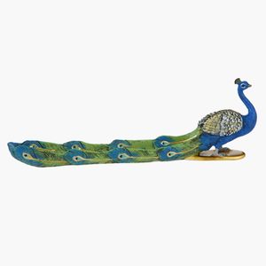 Elite d'Art Peacock Incense Holder