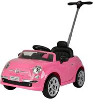 Fiat 500 Handle Push Car - Pink (UAE Delivery Only)