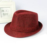 Men Women Wide Brim Panama Fedora Hats Jazz Caps Top Beach Visor Hat